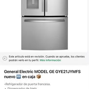 Refrigerador General Electric MODEL GE GYE2IJYMFS nuevo 🆕 en caja 📦 1550 usd - Img 54283656