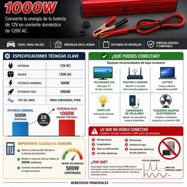 Inversor 500 W - Img 124273341