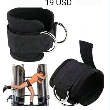 Guantillas  rodilleras Powerlifting muñequeras y bandas elastizadas rodillera tendón rotuliano musleras tobilleras polea - 5/10