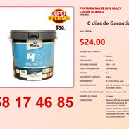PINTURA MATE M-2 MACY COLOR BLANCO - Img 54824397
