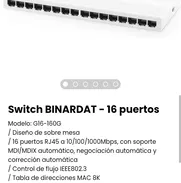 Swich BINARDAT- 16 puertos. Nuevo - Img 48247146