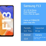 Samsung F13 New/ 4Gb RAM/64Gb/50Mpx/ 3G y 4G 53866239 - Img 43099226