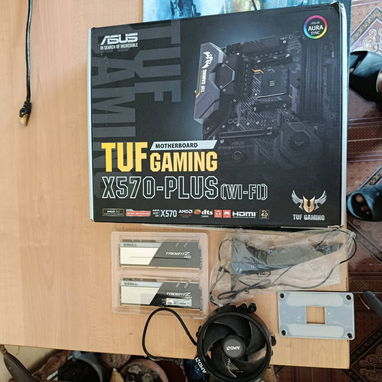 Motherboard:ASUS TUF Gaming X570-PRO WiFi 🧠 Procesador:AMD Ryzen 5 5600G(6 núcleos / 12 hilos, hasta 4.4 GHz) ⚡ RAM:1 - Img 123850368