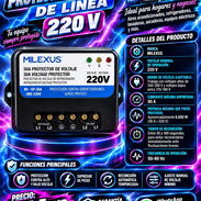 PROTECTOR DE VOLTAJE DE LINEA MILEXUS 220V, FACTURA Y GARANTÍA, VARIEDAD DE PRODUCTOS IMPORTADOS NUEVOS EN SU EMPAQUE - Img 57443249