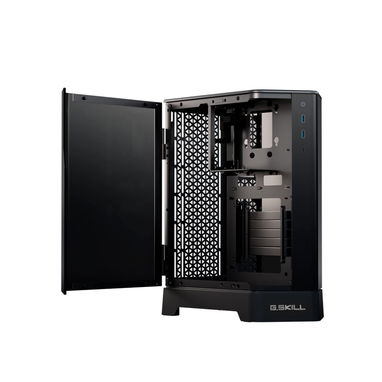 🖥️ G.SKILL Z5i Mini-ITX – Chasis Gaming con vidrio templado curvo 🖤 Compatible con GPU 330mm y Radiadores 228mm 🖥️🌐 - 5/5