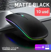 Mouse Inalámbrico RGB, Recargable Tipo C - Img 49627851