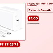 Cargador rápido GAR154 de 20 W con cable tipo C a Lightning VPT#-0137 - Img 56828535