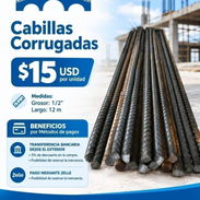 Cabillas corrugadas de media x 12m - Img 58430245