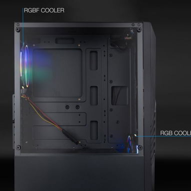 Caja Semitorre Gaming Tooq - 3/5