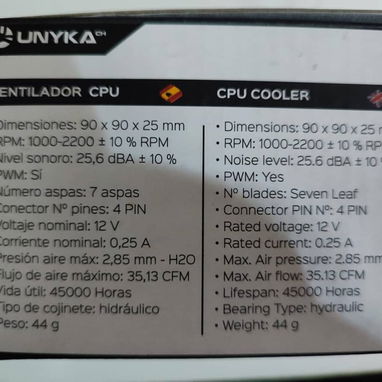 Fan de CPU para Board intel y AMD (Nuevos) desde 2da Generación hasta 10ma Generacion y AMD... - Img 118427204