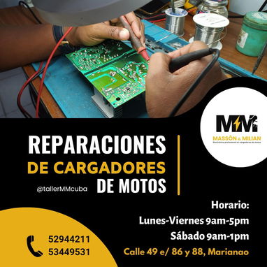 Venta, reparación de cargadores de motos eléctricas - Img 125877297
