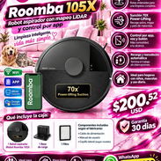 Robot aspirador iRobot Roomba 105X con mapeo LiDAR y control por app 105X Robot Vacuum, Factura y Garantía - Img 57677826