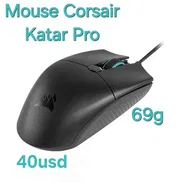 Mouse Corsair Katar Pro 64g....40usd new - Img 49871461
