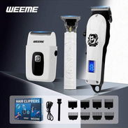 Combo marca WEEME de maquina pelar, rasuradora y trimmer totalmente nuevo en caja - Img 57660252