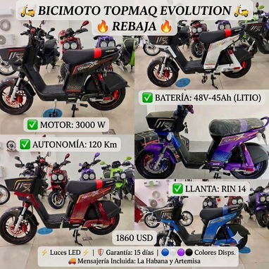 ​⚡ ¡OFERTA DE BICIMOTOS ELÉCTRICAS EN LA HABANA! ⚡ - 3/9