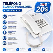 Teléfono blanco. Panasonic - Img 56739651