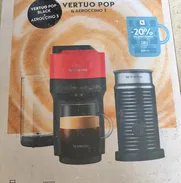Cafetera de cápsulas, nueva, en su caja, Marca Nespresso Vertuo Pop & Aeroccino 3. Incluye 12 cápsulas. - Img 49922447
