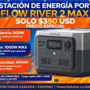 EcoFLow River 2 Max 500 , 500W, 1000W MAX, 499wh de capacidad - Img 58180126
