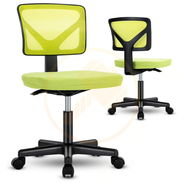 Silla de Oficina Sin Brazos, Soporte Lumbar Ergonómico, Altura Ajustable, Giro de 360 Grados - Verde 80$ - Img 55892230