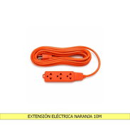 EXTENSIÓN ELÉCTRICA NARANJA 10M - Img 55758491