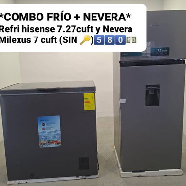 Combo Refrigerador y Nevera - Img 122999781