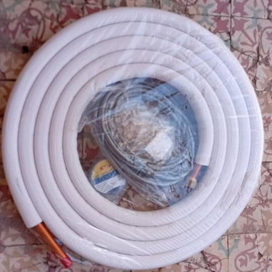 Se vende Kit básico de instalación 3/ 4 :3/8 más cinta gris, cable Royal Crow 7.5 metros y tres codos - 2/2