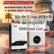 Inversor 6 con 10 kw de batería - Img 58192577