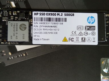 💥SSD M2 500 GB (MARCA HP EX900)💥NUEVO EN 45 USD - Img 60921258