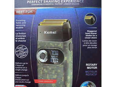 ✅✅ 48usd Shaver maquina Afeitadora KEMEI 2027 profesional recargable inalambrica en caja ✅✅ - Img 36955314