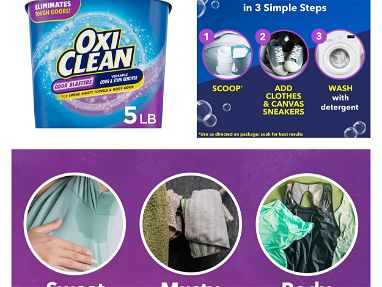 Productos para lavar ropa: detergentes y aromatizantes en polvo, Perlas, cristales y cápsulas Oxi clean, Gain, Downy,etc - Img 67648588