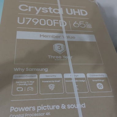 Televisor Samsung Crystal UHD U7900FD de 65 pulgadas 4K UHD SELLADO CAJA GARANTIA X ESCRITO. SOMOS TIENDA FISICA VEDADO - Img 120462801