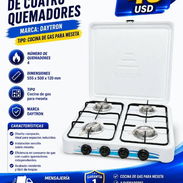 Cocina de meseta a gas 4 Quemadores Daytron - Img 56869642