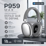 P959 MAX. CASCOS/ Audífonos de diadema. Factura + Garantía - Img 55644890