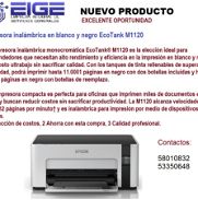 Impresora blanco y negro EPSON ECOTANK M1120 Contacto 58010832 - Img 45816754