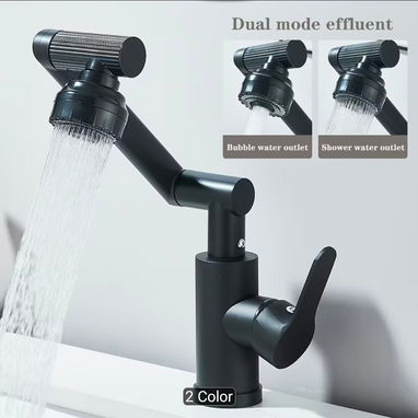 Grifo de cocina giratorio con cabezal ajustable - 4/5