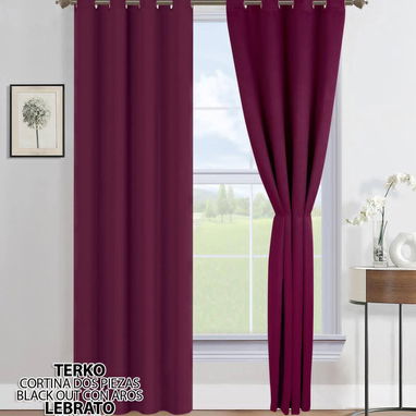Cortinas blackout originales de 2 paños - 3/5