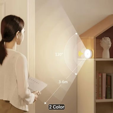 Juego de 6 luces nocturnas redondas modernas con - Img 124524999