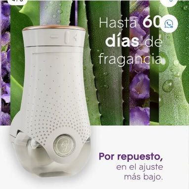 Aromatizante Electrico con 1 repuesto, aroma tranquilidad, lavanda y áloe. - 4/4
