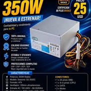 Vendo fuente de alimentación Seasonic SS-350ES de 350W reales - Img 56296776