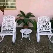 Hermosos juegos de sillones de aluminio para exterior con servicio de entrega gratis - Img 45707454