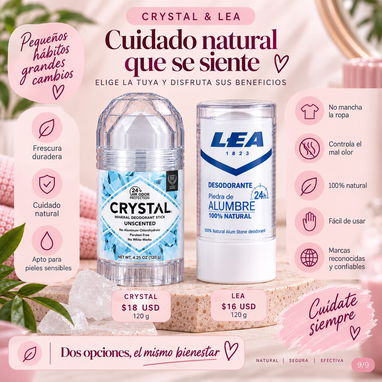 Piedra de alumbre desodorante de crystal alumbral - 9/9