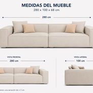 Sofá para la Sala sellado al vacio o comprimido (lyn) - Img 55848158