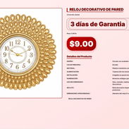 RELOJ DECORATIVO DE PARED . - Img 57103542