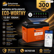 BATERÍA INTELIGENTE ECO‑WORTHY 12.8V 100Ah LiFePO₄ 🔋✨ - Img 57570534