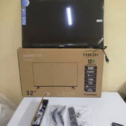 Televisor Visión 32" cajita descodificadora +base a la pared - Img 54567897