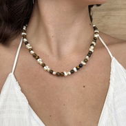 Collar perlas naturales y ojo de tigre - Img 55939630