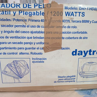 Secadora de pelo portatil Daytron - Img 123633365