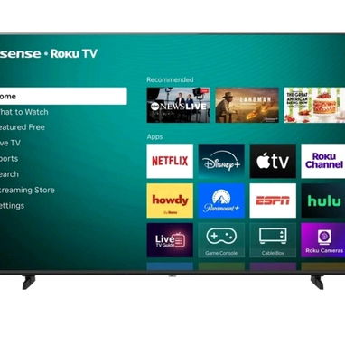 Tv Hisense de 43" pulgadas solo 2 meses de uso con su base de pared, muy poco uso, esta como nuevo. - 3/3