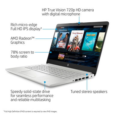 LAPTOP 🎁NUEVA🎁📦CAJA, HP (14-dk1032wm), 14" FHD IPS, AMD Ryzen 3 3250U, 4GB RAM, Radeon, 128GB SSD - Img 124068240