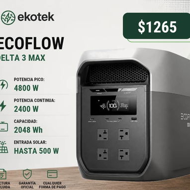 Venta de ecoflows, generadores y paneles en buen precio - 6/10